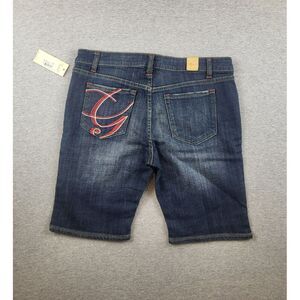 VTG New G Unit Women's Bermuda Skinny Jean Shorts Sz. 13 NWT Baggy Y2K Deadstock